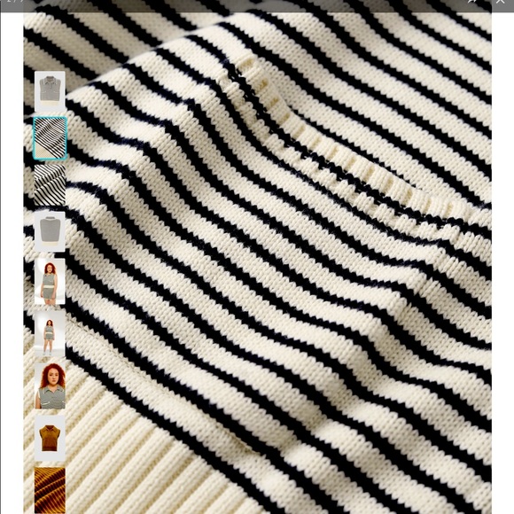 SOLD Cropped sweater top - Picture 3 of 5